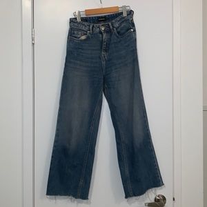 Frank And Oak Nina Wide Leg Jeans Size 26